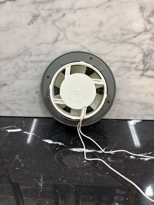 Диффузор на магнитах с вентилятором ТД100 серый орнамент фигурный 100 мм